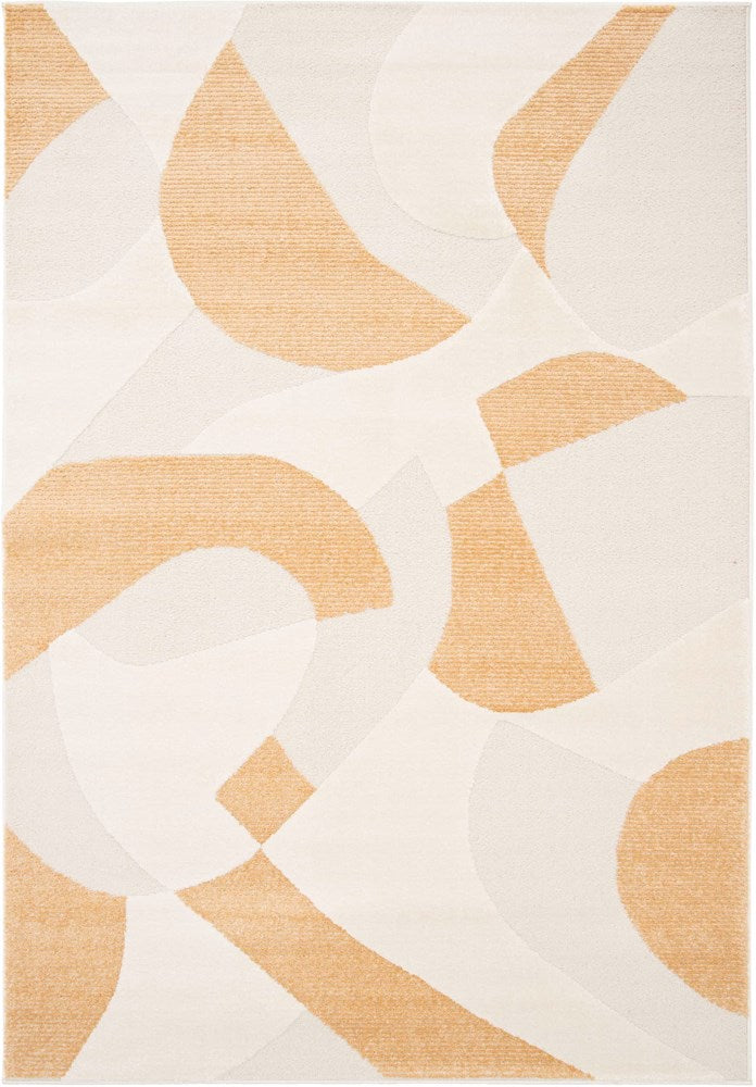 Abstract Sunset Mid-Century Modern Rug