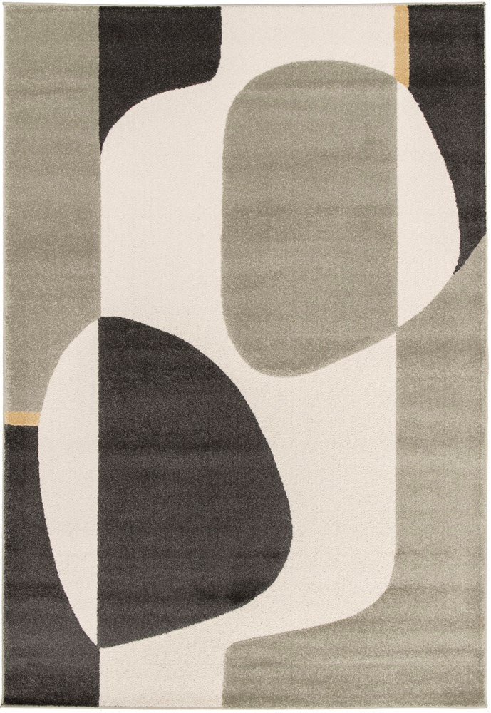 Abstract Urban Mid-Century Modern Rug