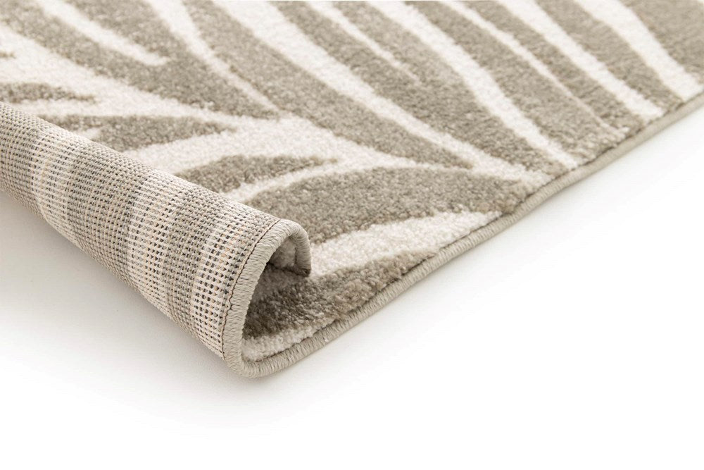 Pinstripe Foliage Mid-Century Modern Rug