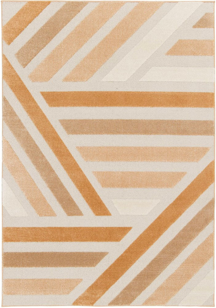 Linear Strata Mid-Century Modern Rug