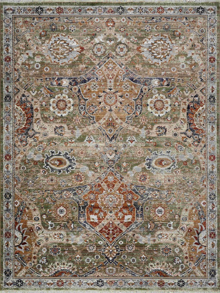 Transitional Medallion Tassel Rug