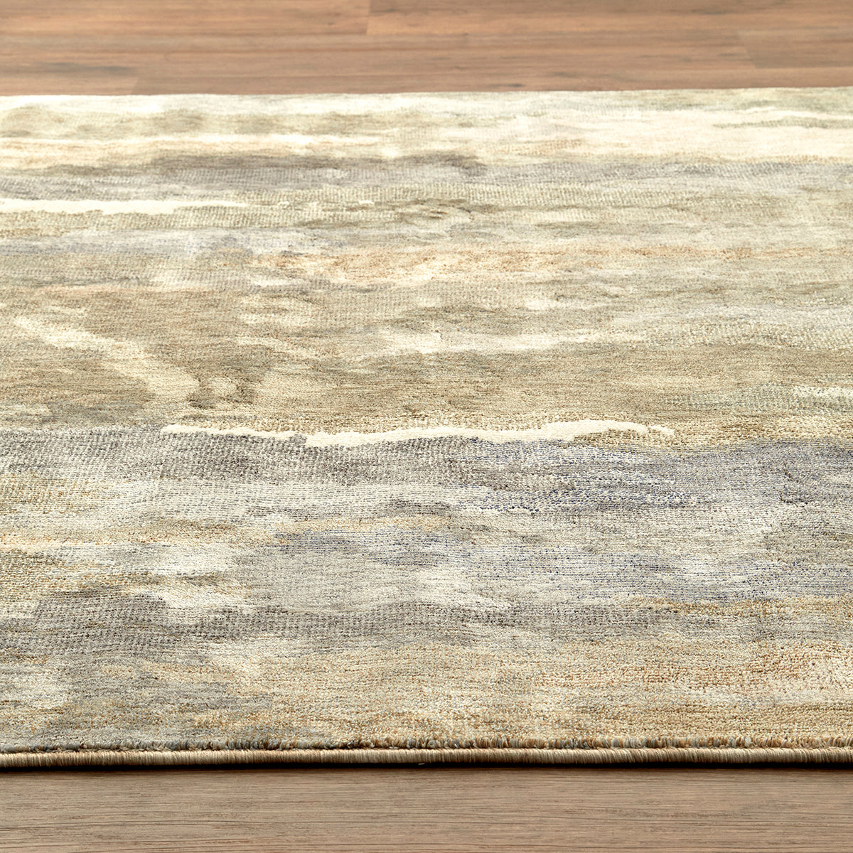 Mistfall Abstract Transitional Rug