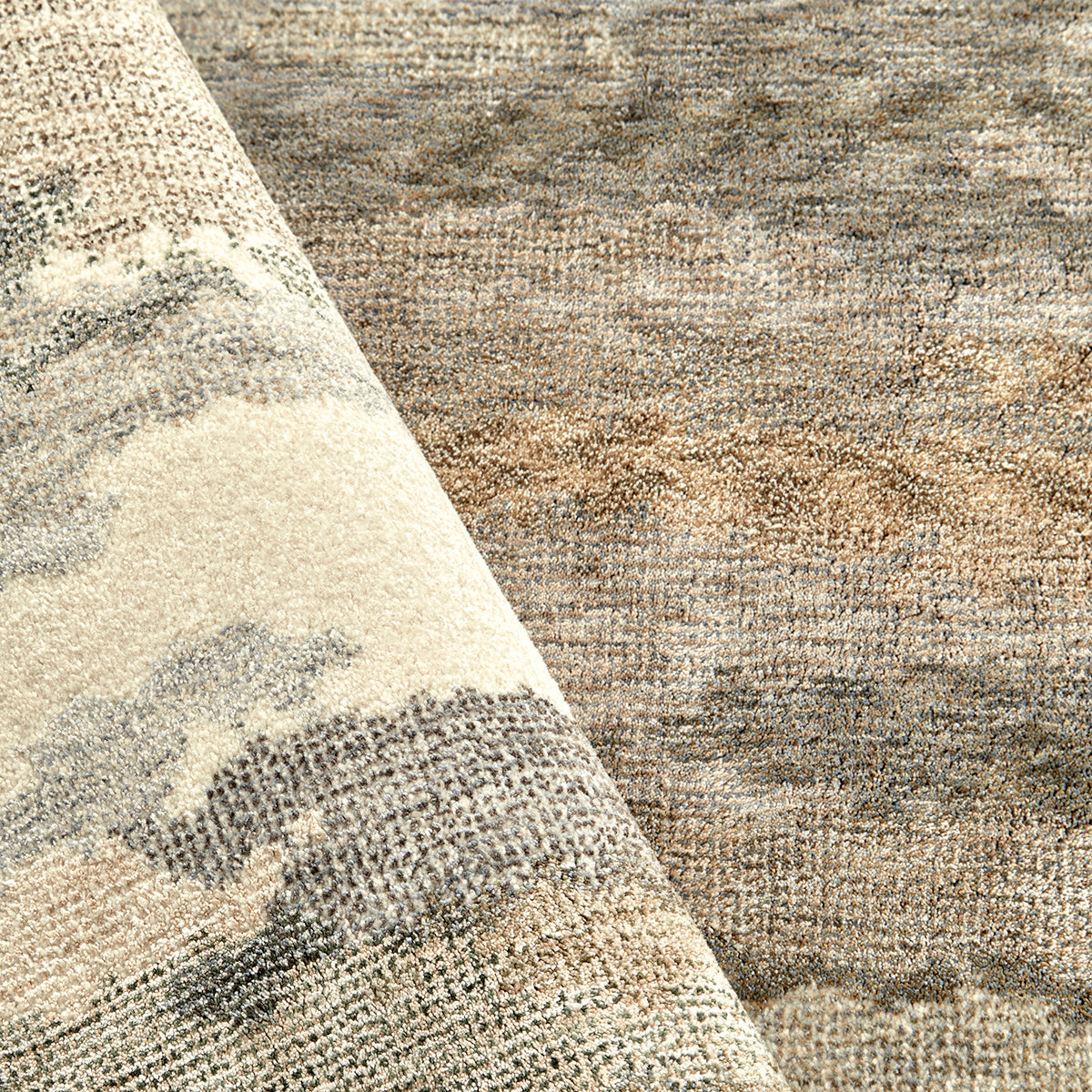 Mistfall Abstract Transitional Rug