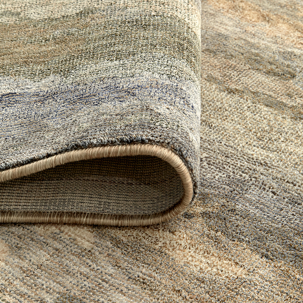Mistfall Abstract Transitional Rug