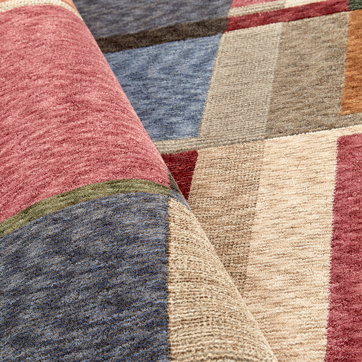 Mondrian Mosaic Colour Block Rug