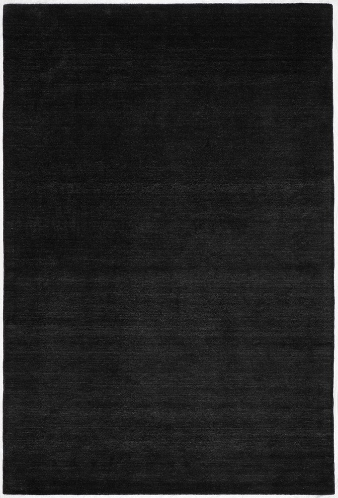 Black Wool Rug