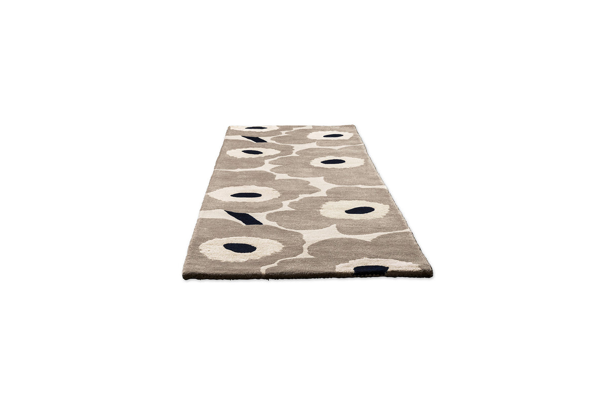 Marimekko Unikko Fawn Beige Floral Wool Rug