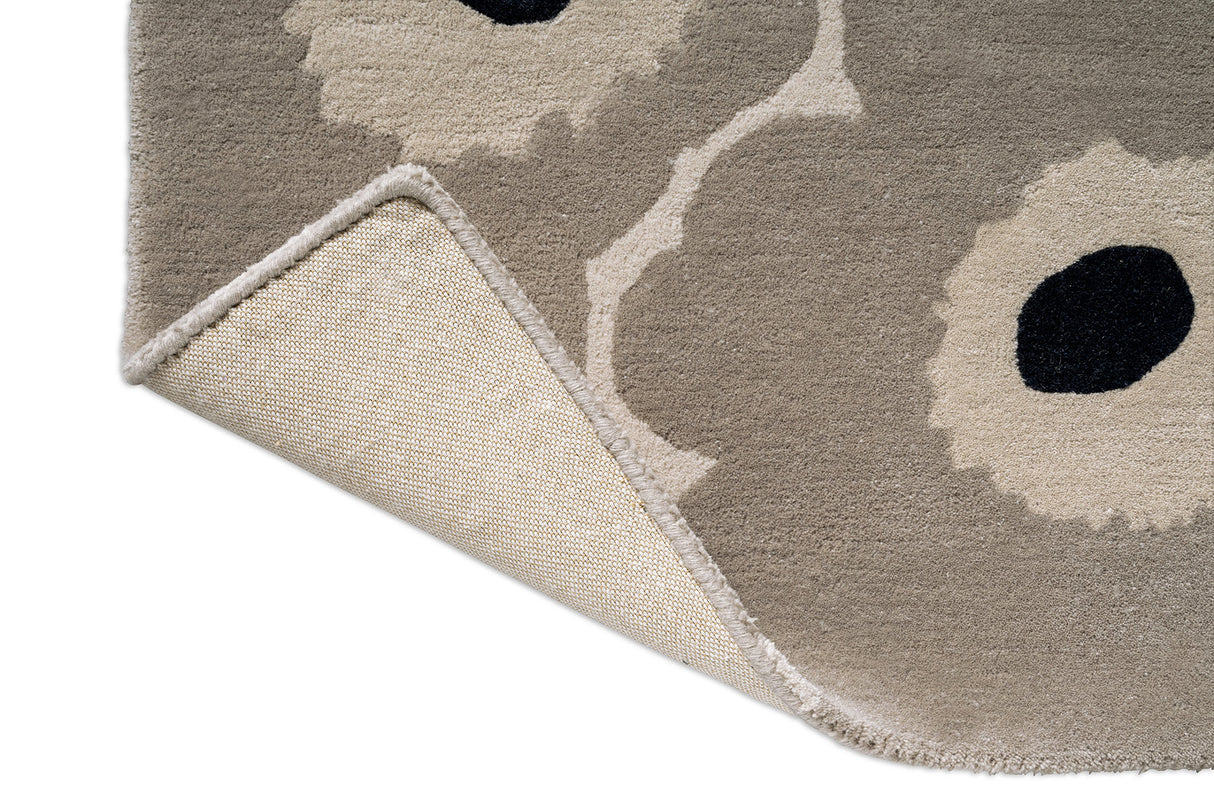 Marimekko Unikko Fawn Beige Floral Wool Rug