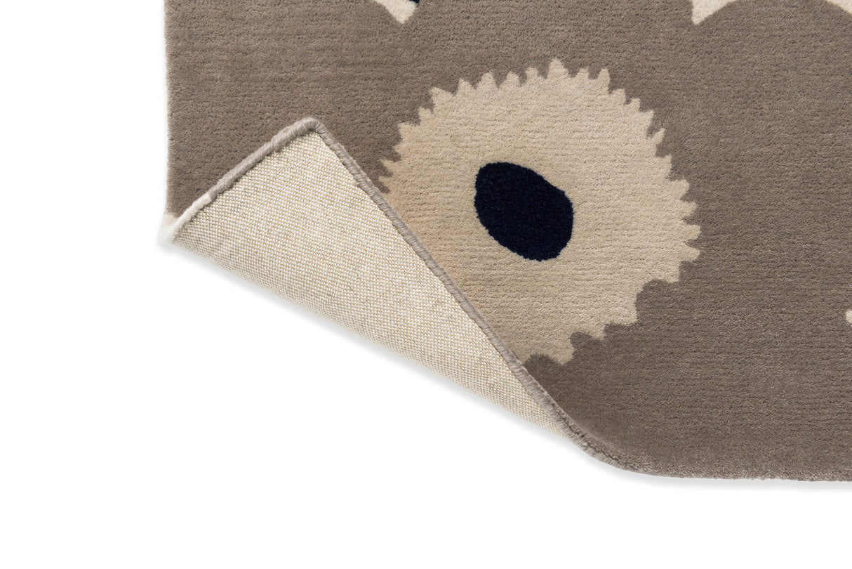 Marimekko Unikko Fawn Beige Floral Wool Rug