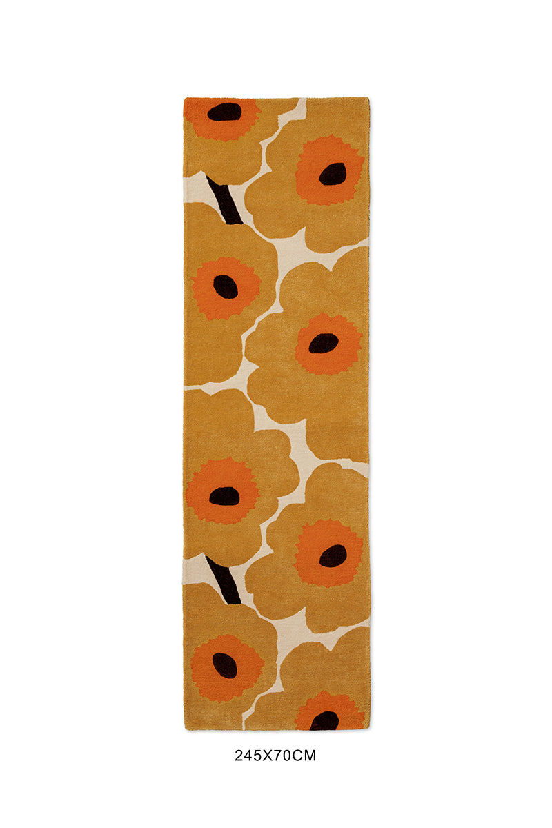 Marimekko Unikko Caramel Honey Wool Rug
