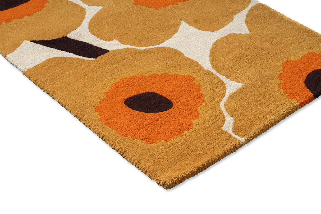 Marimekko Unikko Caramel Honey Wool Rug