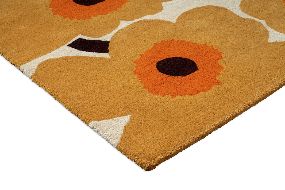 Marimekko Unikko Caramel Honey Wool Rug