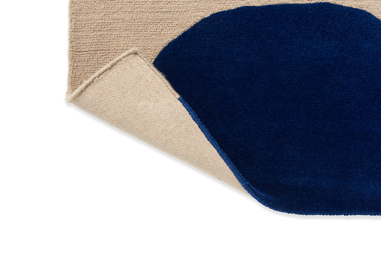 Marimekko Isot Kivet Cobalt Blue Wool Rug