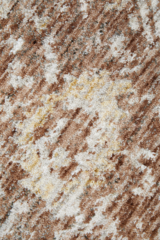 Almond Clay Fringed Rug