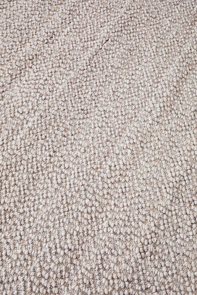 Loop Natural Wool Blend Boucle Rug