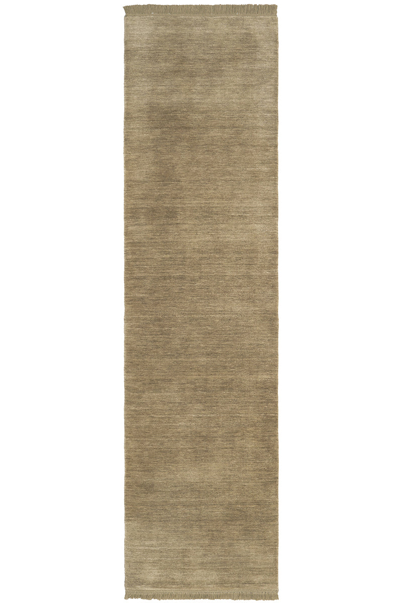 Hand-Loomed Oyster Tassel Wool Rug