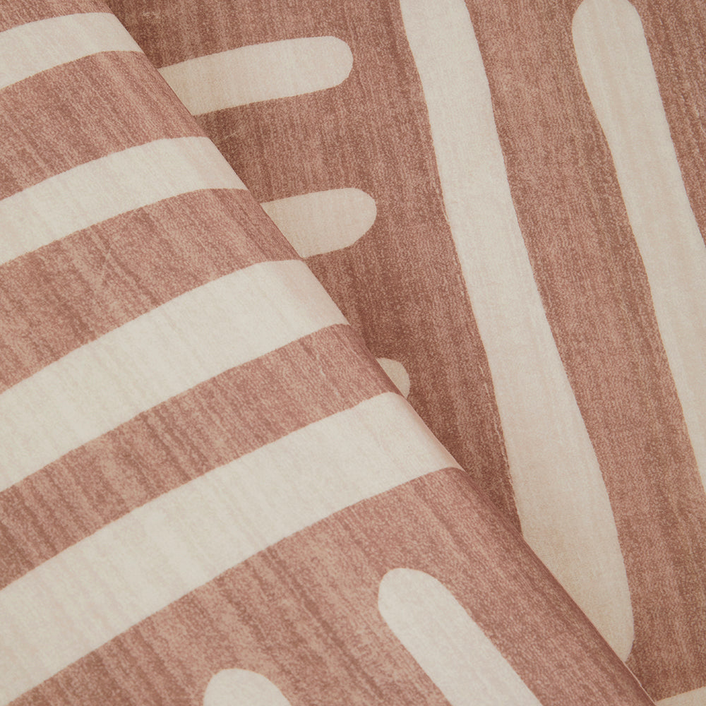 Terracotta Brown Arch Memory Foam Rug