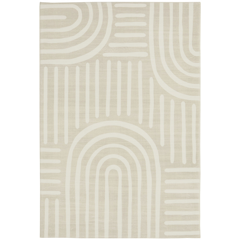 Natural Beige Arch Memory Foam Rug