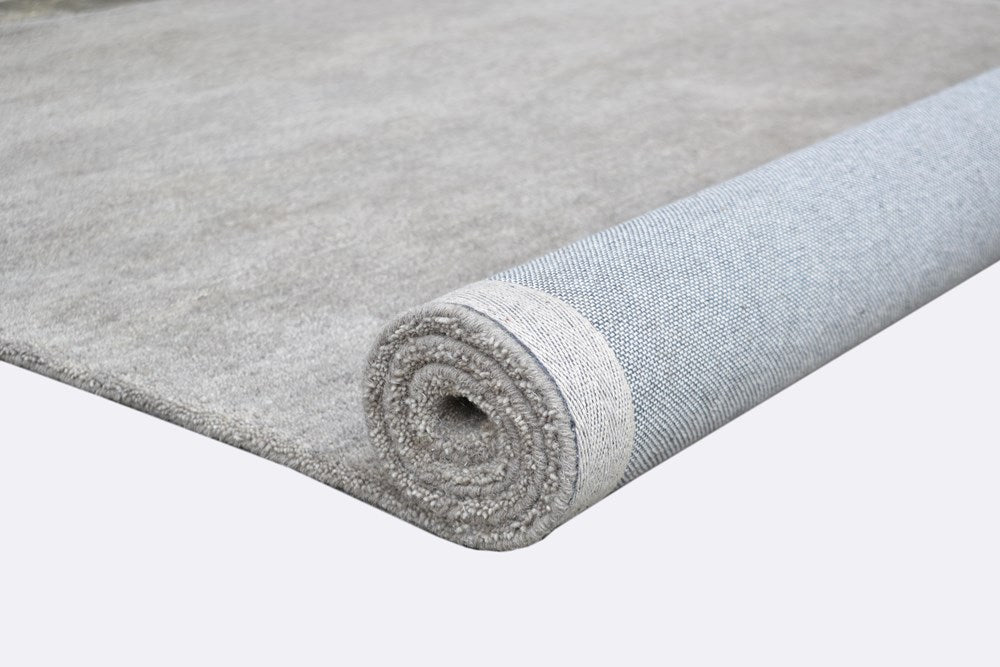 Adorn Greige Wool and Cotton Rug