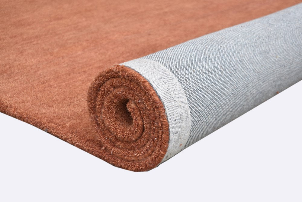 Adorn Rust Wool and Cotton Rug