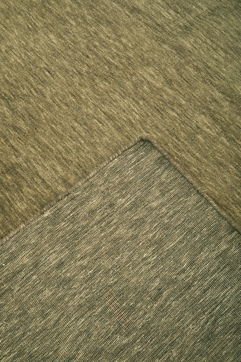 Darren Palmer Olive Green Wool Rug