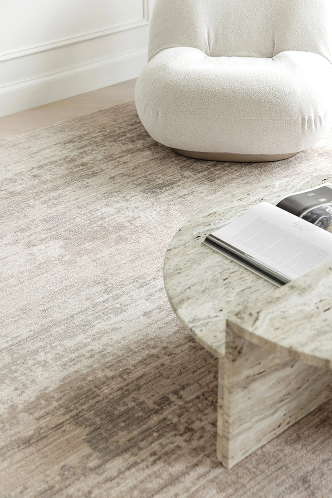 Panache Stone Fringed Rug