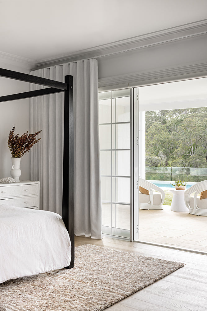 Terra Brown Wool Fringe Rug