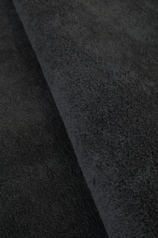 Waveform Black Washable Rug
