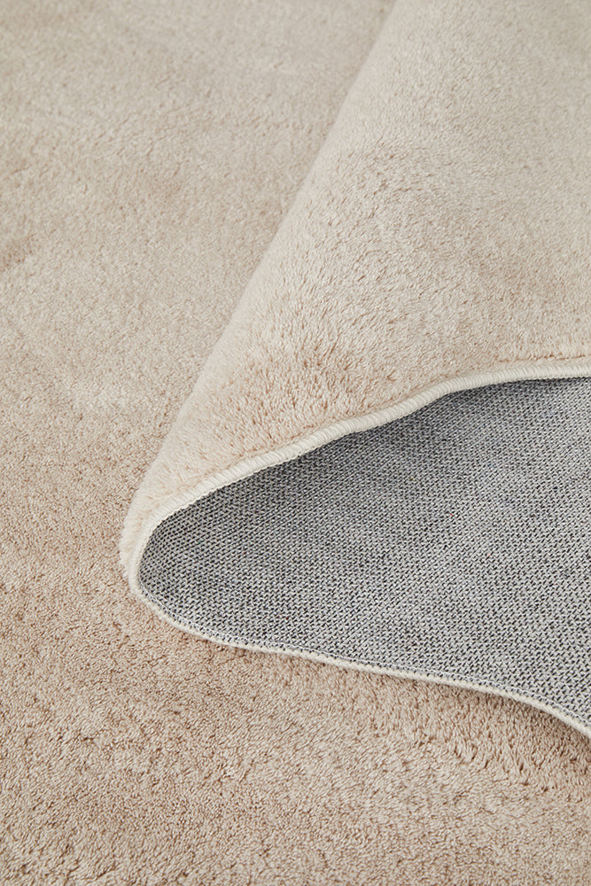Waveform Beige Washable Rug