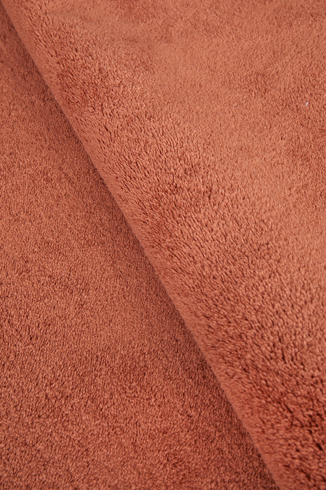 Waveform Terracotta Washable Rug