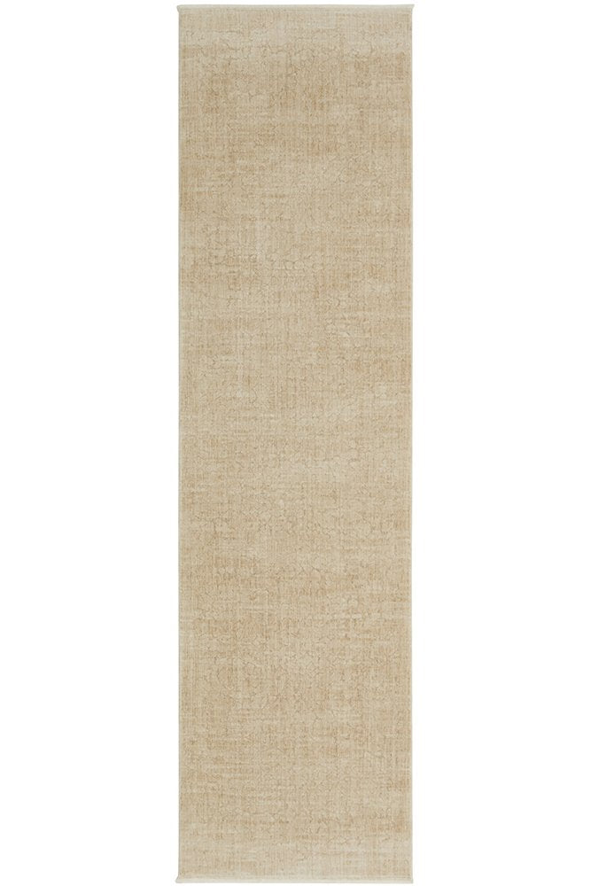 Emma Blomfield Rogue Linen Textured Rug – Neutral Beige