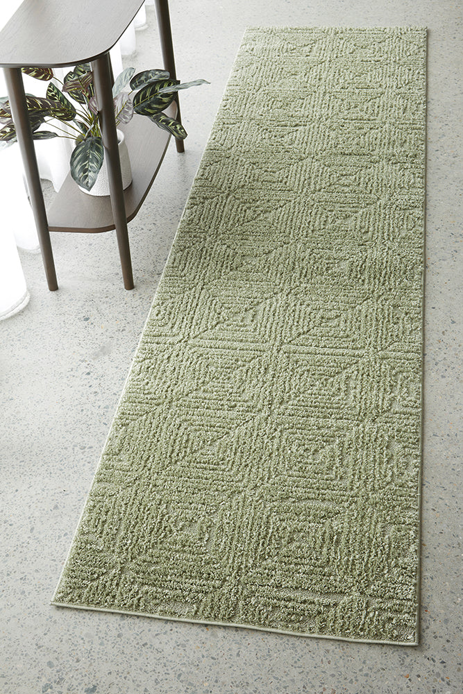 Astrid Serene Green Texture Rug