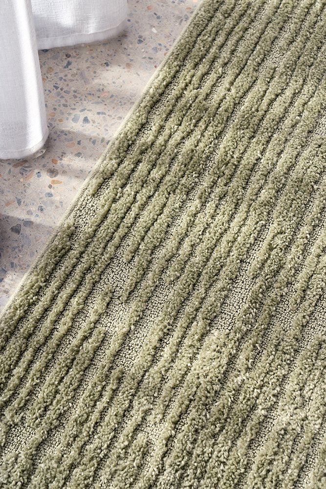 Astrid Zuri Green Texture Rug