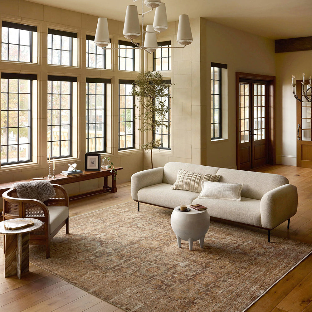 Rustic Bark Vintage Look Rug