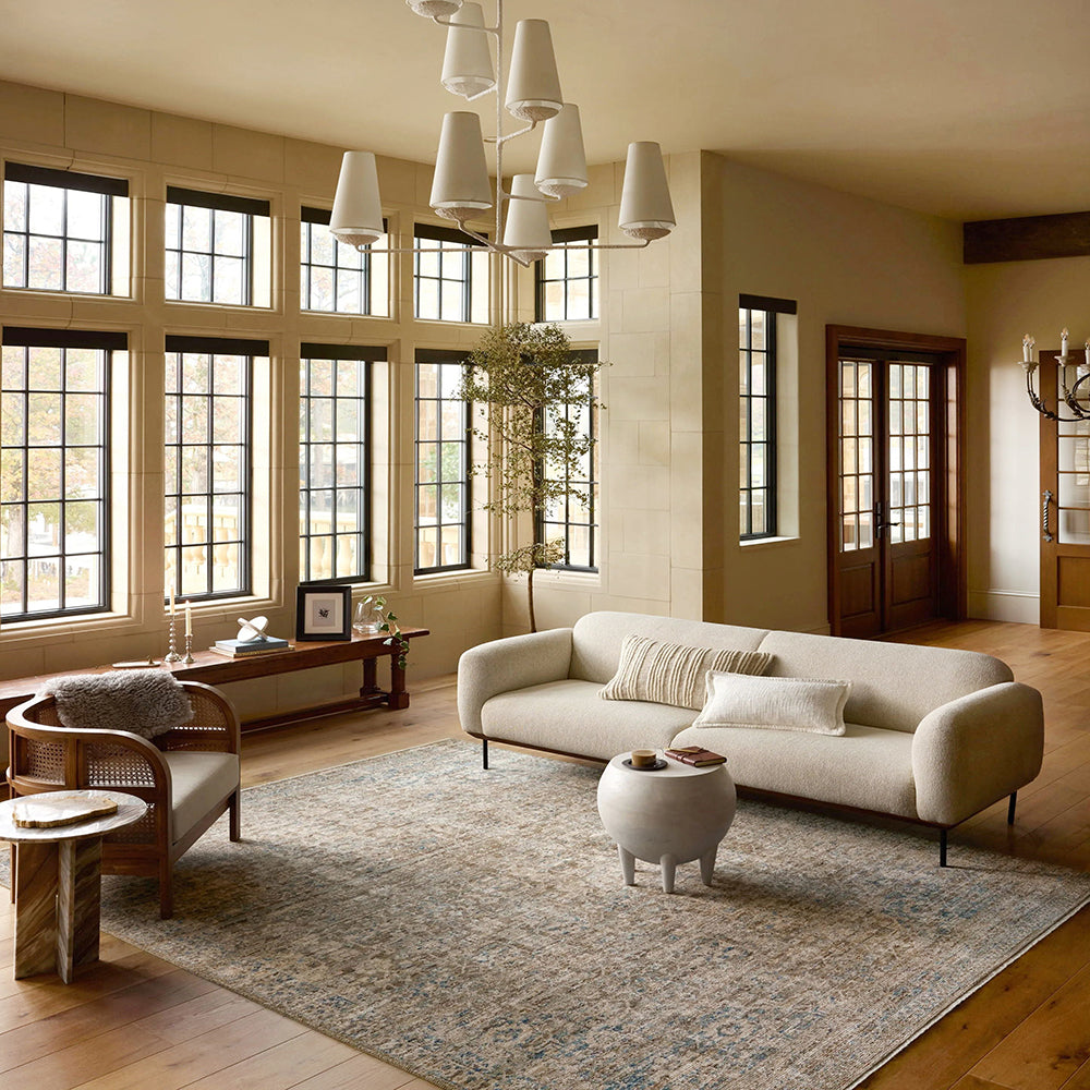 Antique Look Driftwood Rug