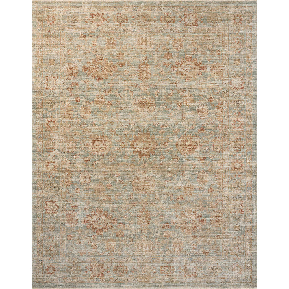 Aqua Persian Inspired Rug