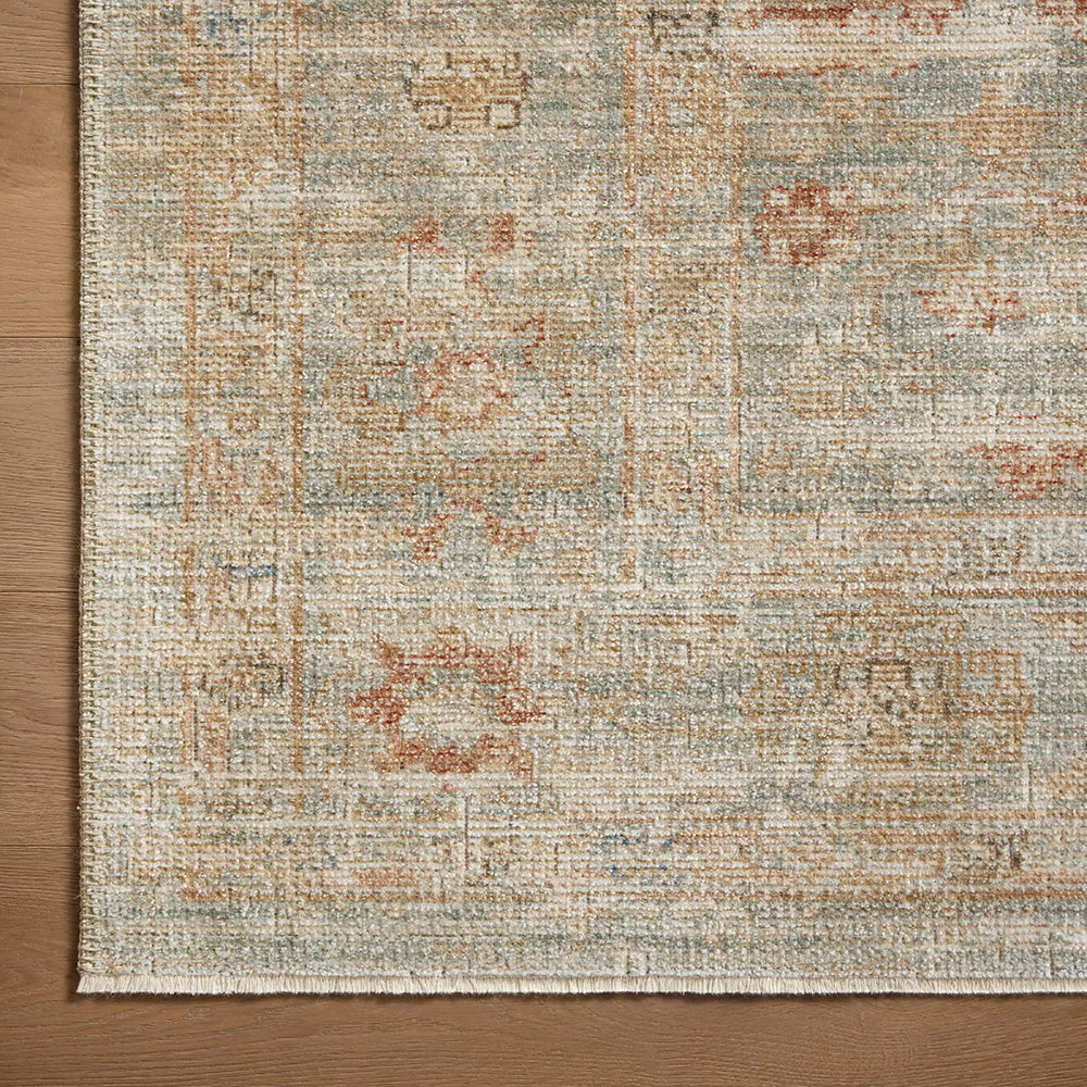 Aqua Persian Inspired Rug