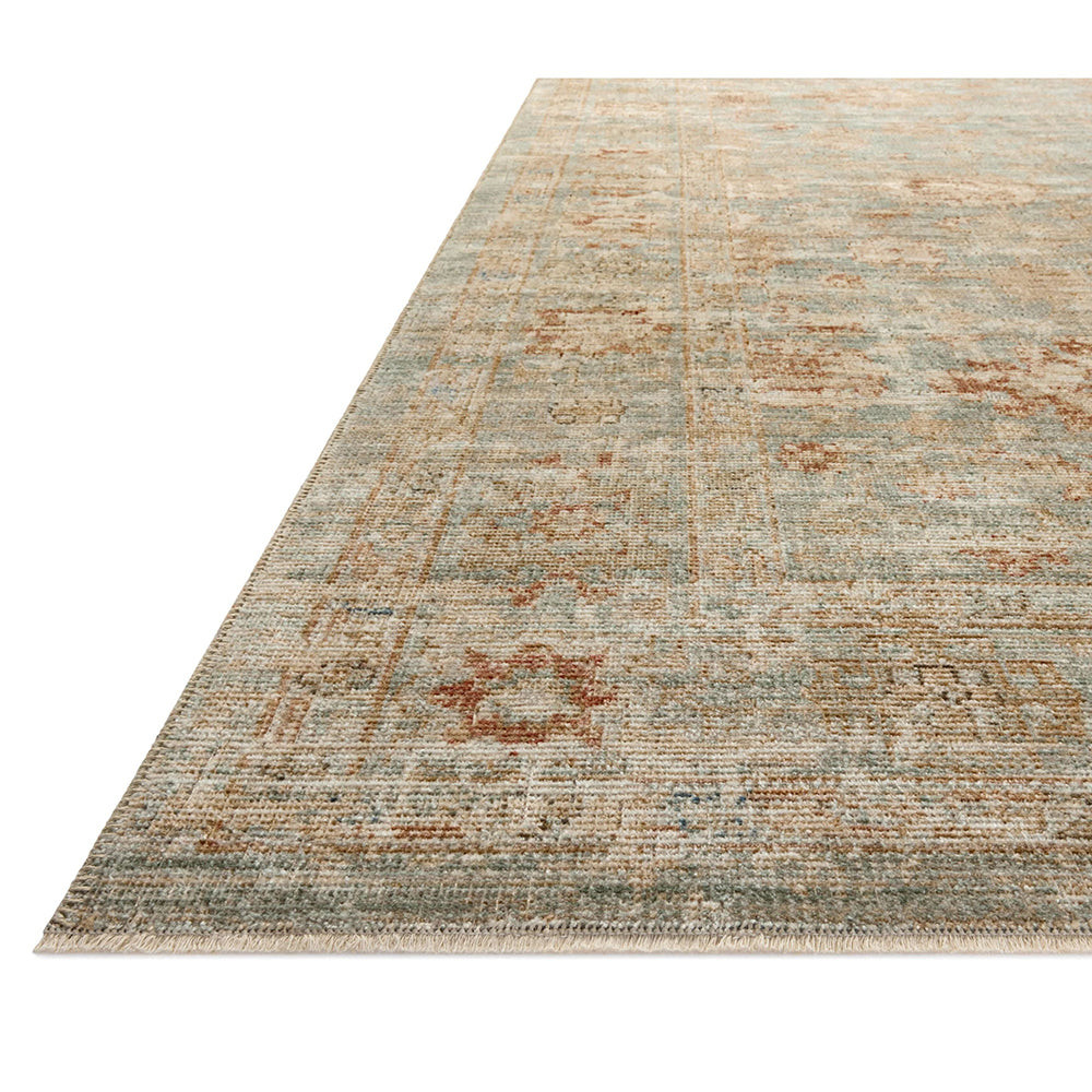 Aqua Persian Inspired Rug