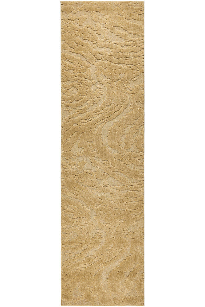Camel Textured Glam Rug