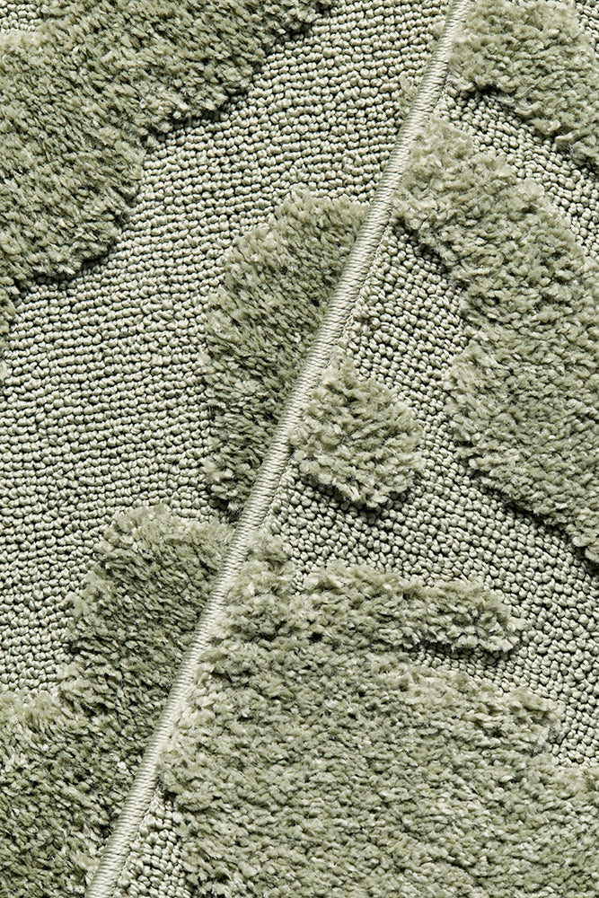 Sage Textured Glam Rug