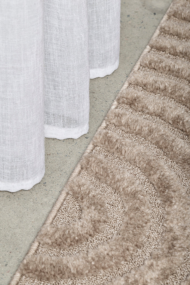 Cacao Arched Glam Rug