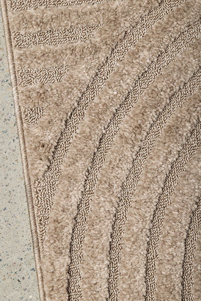 Cacao Arched Glam Rug