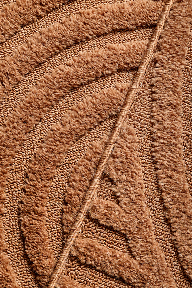 Rust Arched Glam Rug