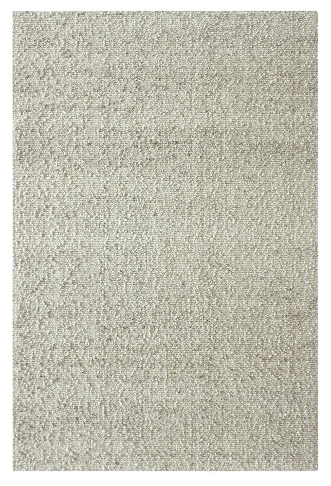 Beige Brown Pebble Weave Rug