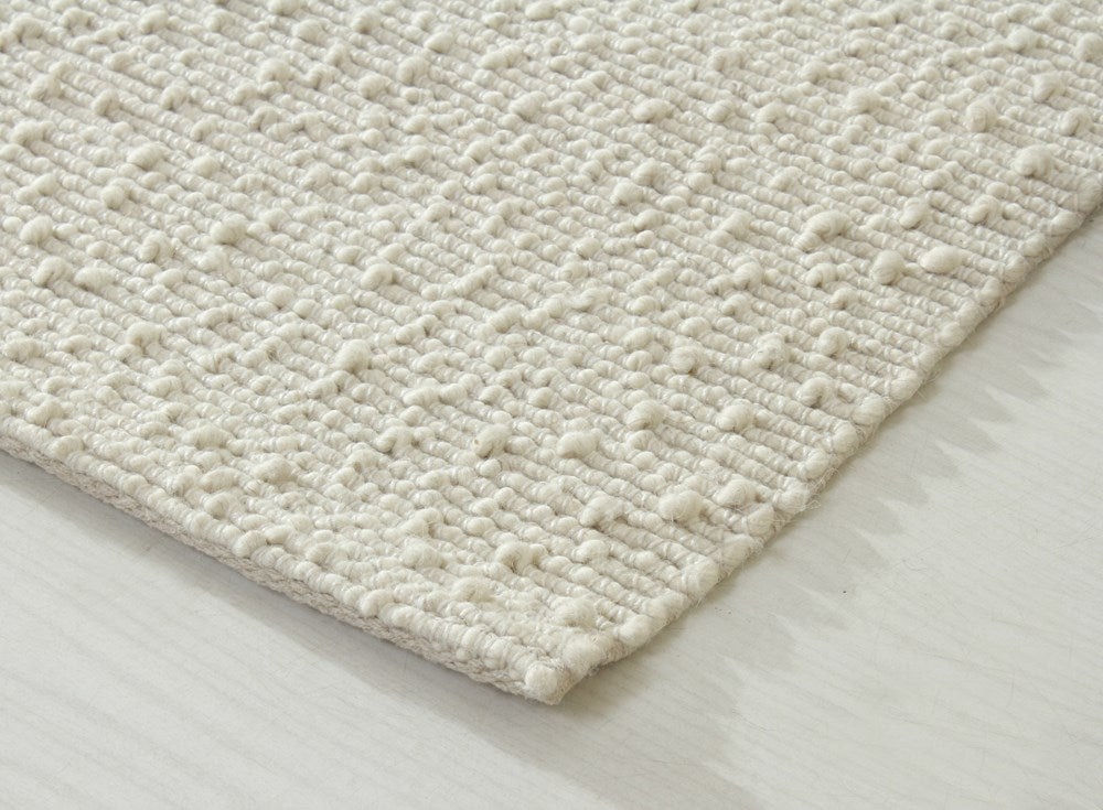 Ivory Pebble Weave Rug