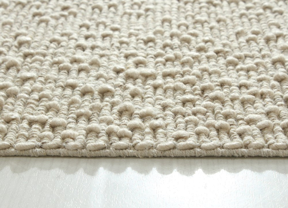 Oatmeal Pebble Weave Rug