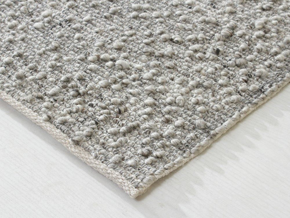 Silver Ash Pebble Weave Rug