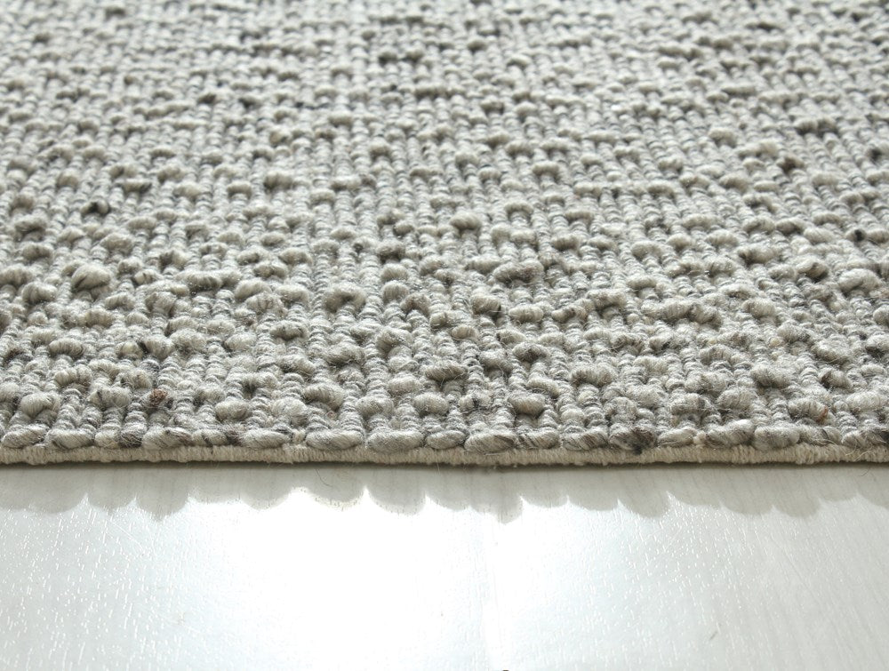 Silver Ash Pebble Weave Rug