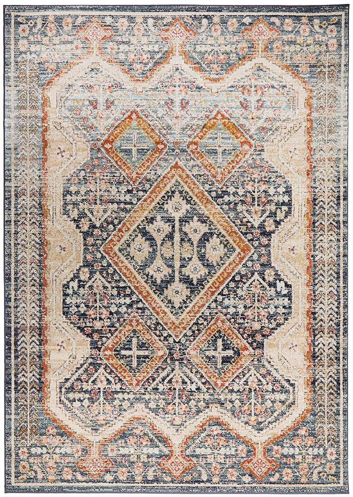 Estate Manse Navy Transitional Rug