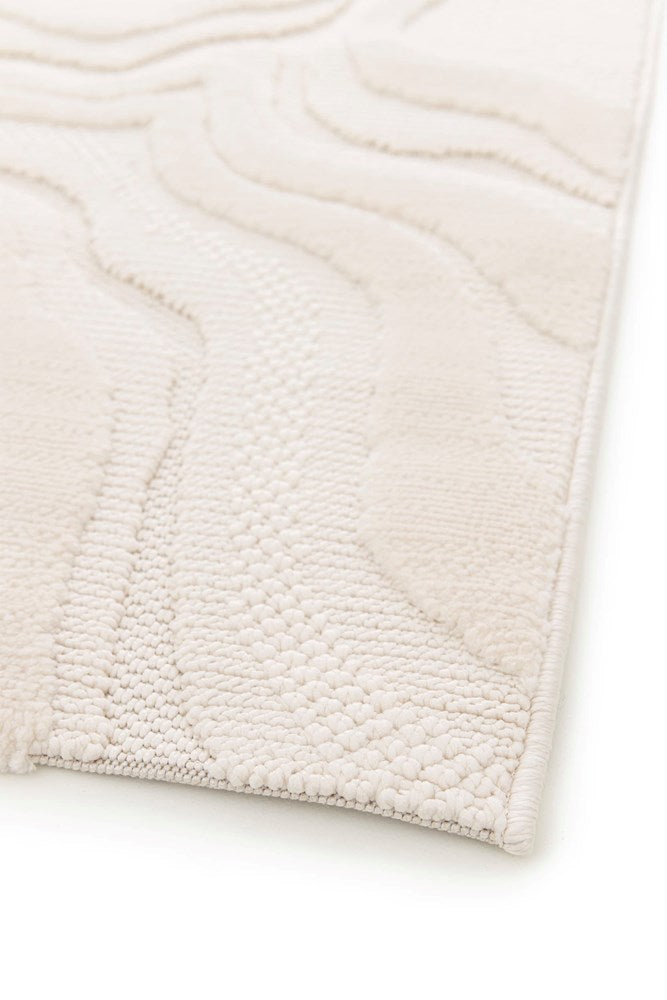 Ivory Contour Textured Rug